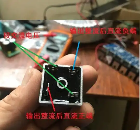 图中整流桥怎么用?