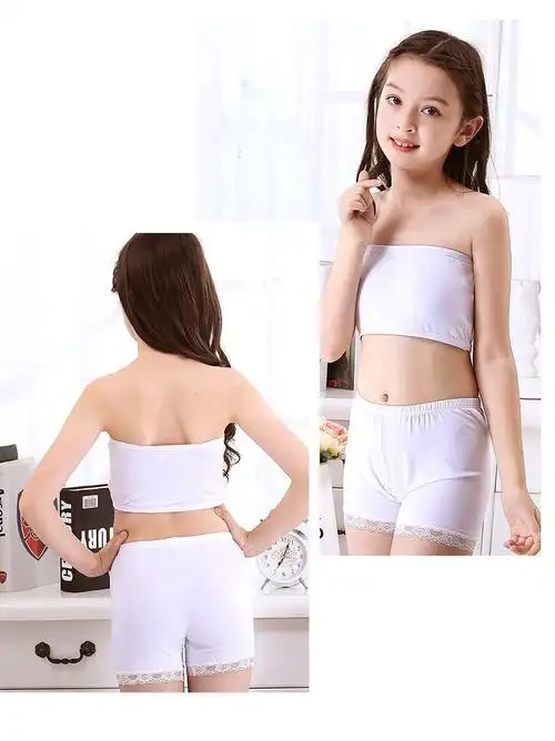 女孩小背心胸衣女童1015岁内衣裹胸儿童发育期小背心女小学生无肩带