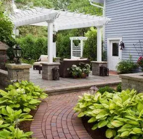 15平米别墅花园露台休闲阳台设计效果图2020-每日推荐