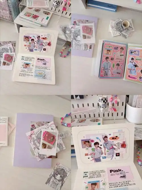 韩系手帐#追星手帐#自制贴纸#马嘉祺  #刘耀文#手帐 #贴纸