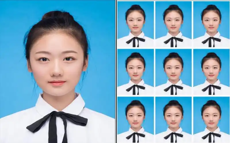 ps实例——2寸照片的排版