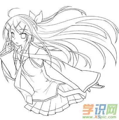 铅笔人物画画图片作品1