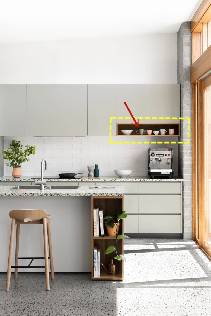 被厨房乱哭了?别着急,试试这3种吊柜新玩法,好用还省事