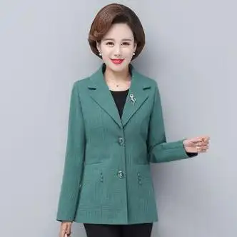 izmh秋天外套衣服女装妈妈4050岁春秋装岁气质中老年上衣大码宽松中