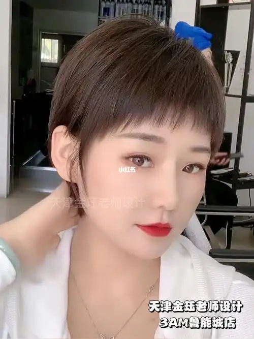 超美短发发型推荐气质适合圆脸短发