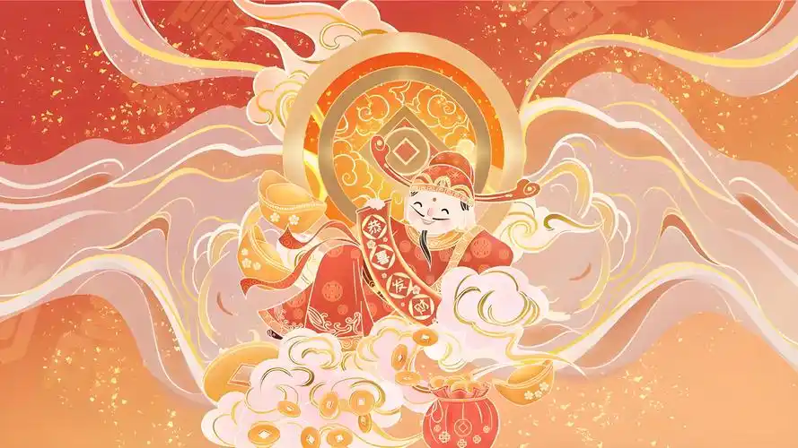 有没有干净清新预示发财的电脑壁纸?