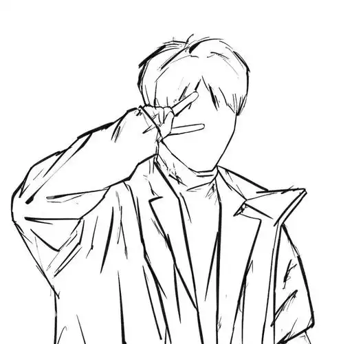 马嘉祺粉丝无偿线稿