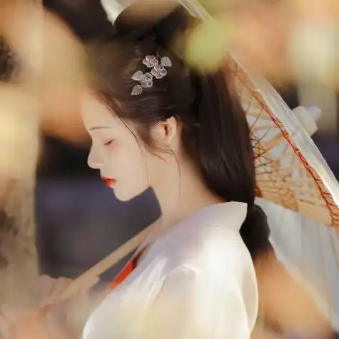 古风美女头像真人小清新