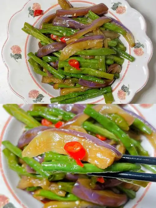 超下饭的茄子豆角75学100道家常菜第18道