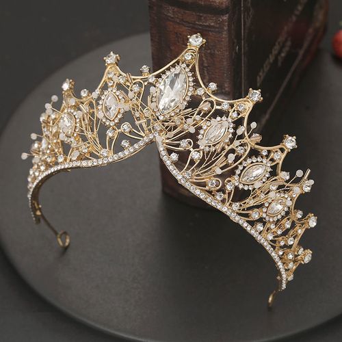 新娘头饰结婚皇冠婚纱饰品儿童王冠女礼服十八岁公主生日皇冠 17