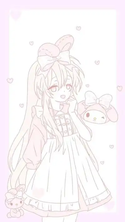 可爱简笔画少女心小仙女