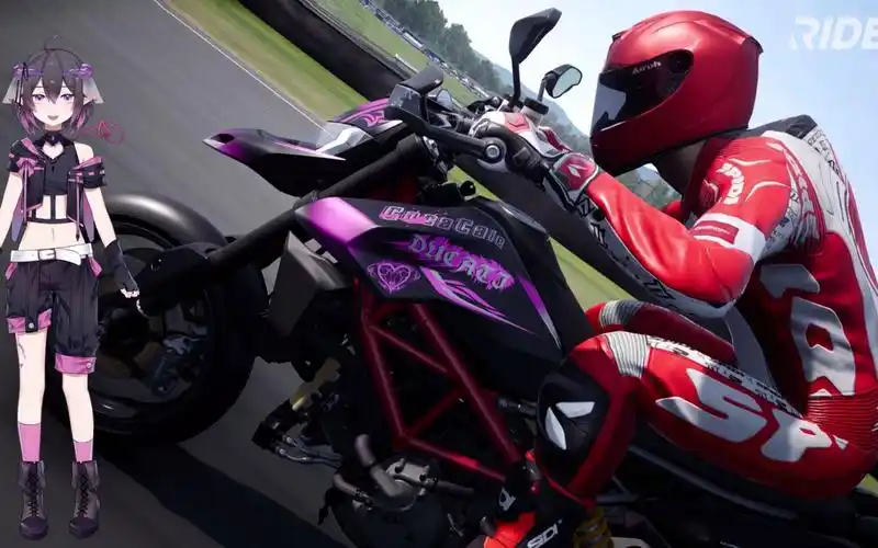 ride4杜卡迪骇客950vup主题色痛车中野流子ryuuko