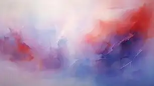 红蓝渐变山峦背景图