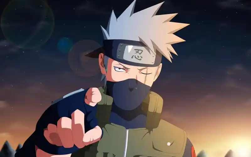 《火影忍者》旗木卡卡西动漫壁纸-卡通动漫-手机壁纸下载-美桌网