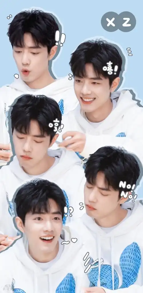 超爱这种拼接壁纸00#和肖战点亮微博之夜