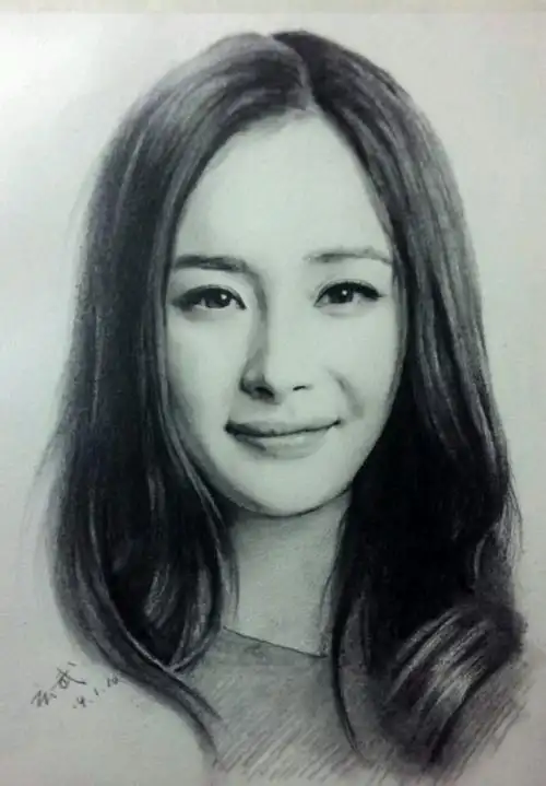 手绘,素描,杨幂幂幂