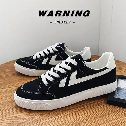 帆布鞋男生2021年夏天新款复古日系潮流百搭低帮透气休闲小白鞋子