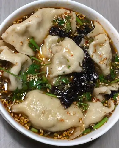 adadream做的酸汤饺子