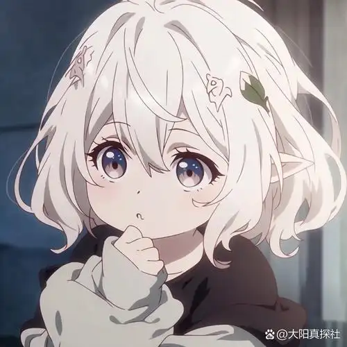 白发少女丨可爱动漫女头