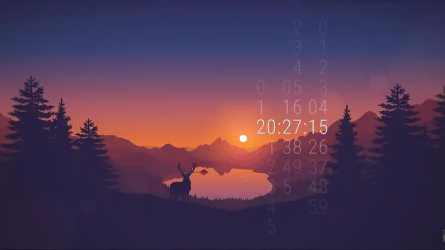 perfect wallpaper-完美壁纸简洁高端大气上档次,时间的显示也会