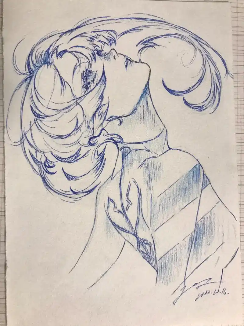 意难平的人物.#二次元 #动漫人物绘画 #末日三问 #电锯人 - 抖音