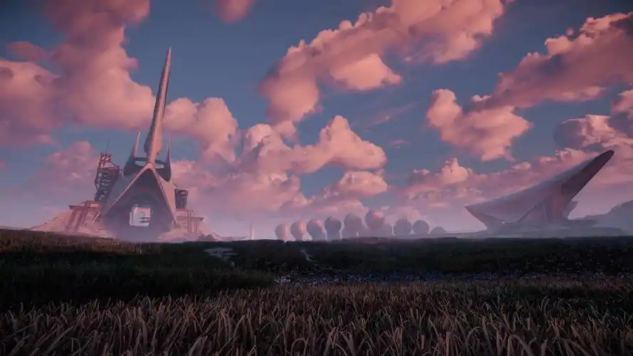 地平线远天顶基地高清壁纸_mac小美人儿-站酷zcool