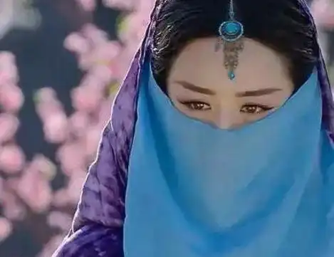 古装蒙面美人:杨幂唐嫣惊艳出尘,杨紫灵动赵丽颖却翻了车_面纱