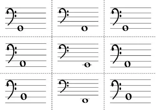 免费文档 所有分类 小学教育 其它课程 钢琴五线谱卡片ppt 第5页 (共7