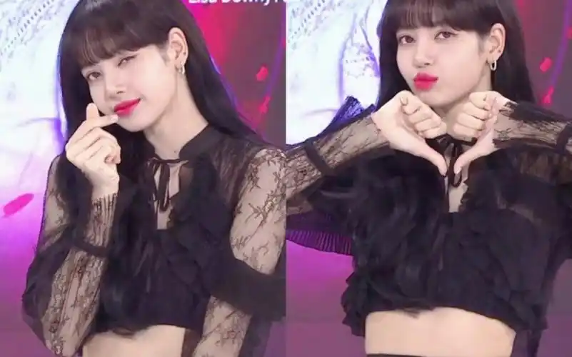 【blackpinklisa】5种比心和四种语言的我爱你 莎了我啊!我没了我没了