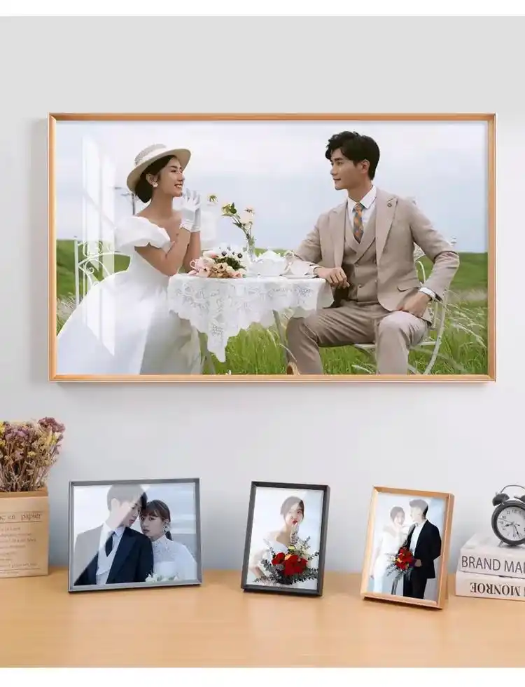 婚纱照相框定制.来图定制属于你们的幸福#相框摆台 #婚纱摄影 - 抖音