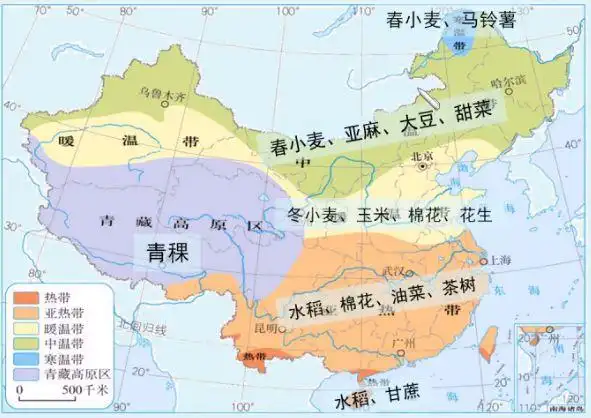 附中国温度带划分|亚热带|气候|温带_网易订阅