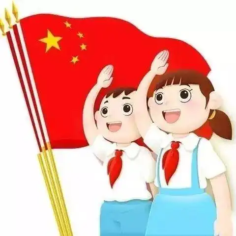 红领巾简笔画红领巾简笔画戴红领巾敬礼的小学生简笔画图片红领巾简笔
