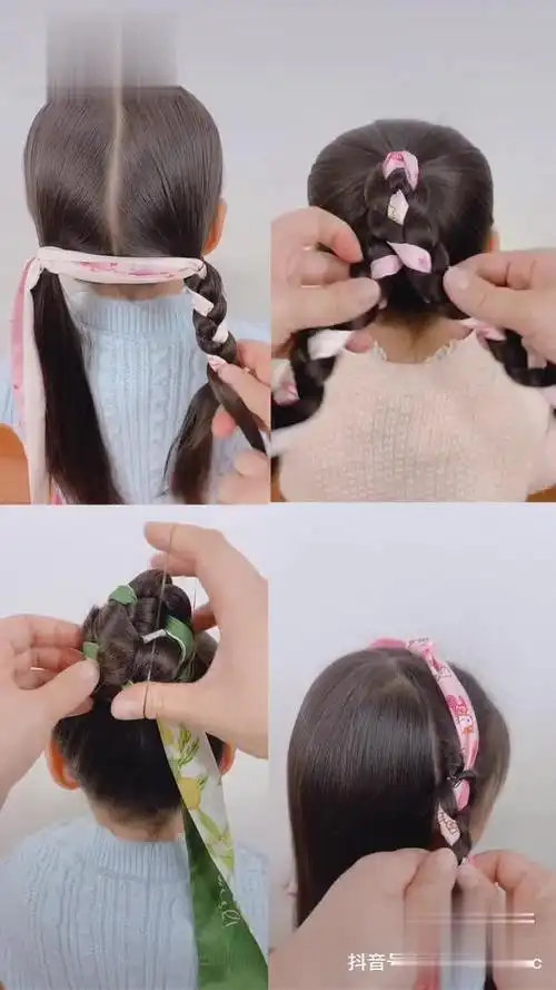 儿童编发教程 发带教程 四款发带发型 你喜欢哪款-时尚视频-搜狐视频