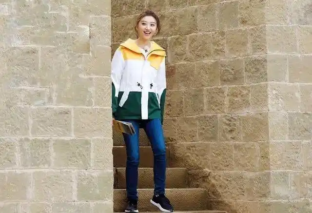 景甜奔跑吧花絮运动装好美青春无敌