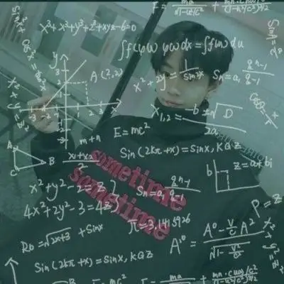 带数学公式的男生头像