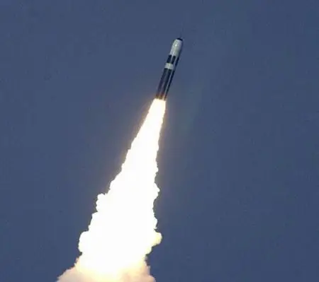 资料图:"三叉戟"洲际弹道导弹