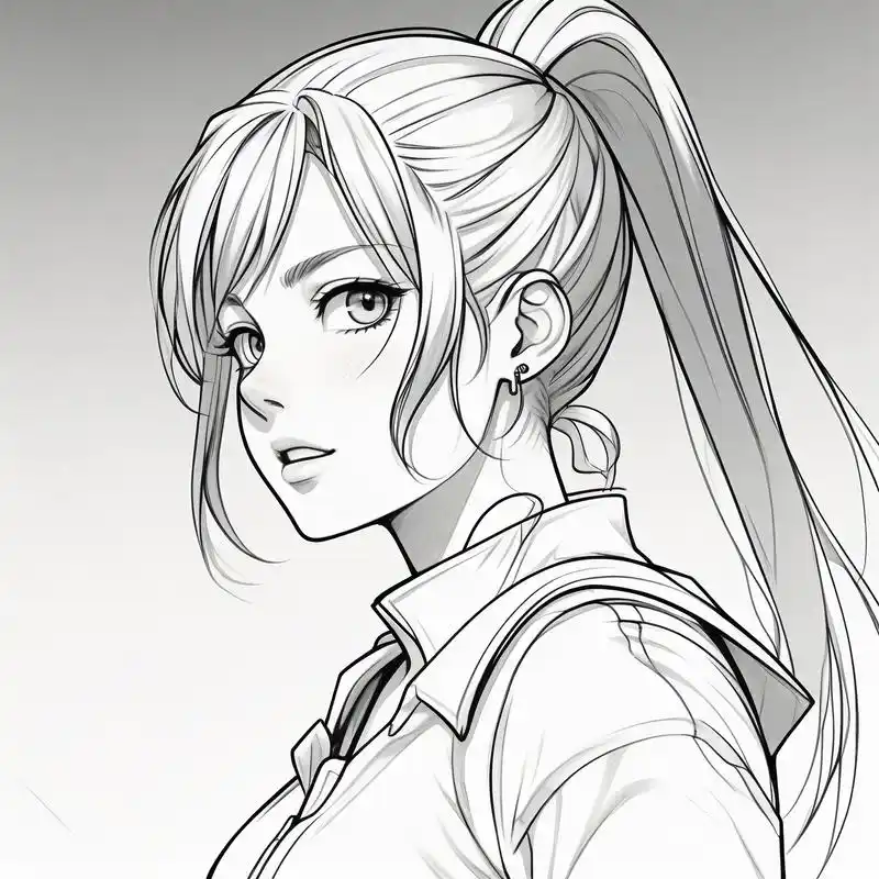 简笔女生漫画头像96超可爱!