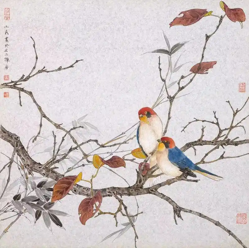 #国画 #画画 #工笔画 #花鸟画 - 抖音