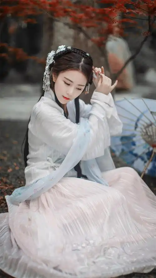 古典古风汉服美女苏州抓拍