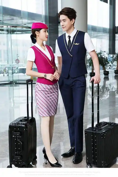 南航空姐制服职业女装夏季马甲套裙艺考酒店前台美容师工作服