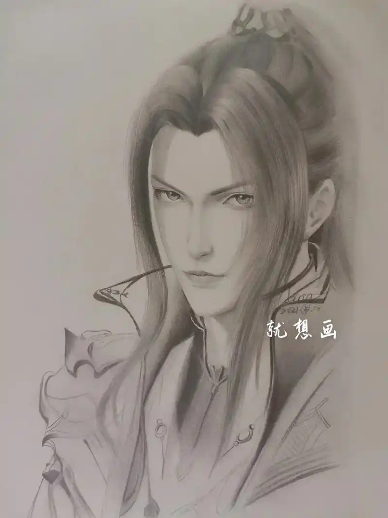 束发三哥来啦91#画画 #手绘 #唐三 # - 抖音