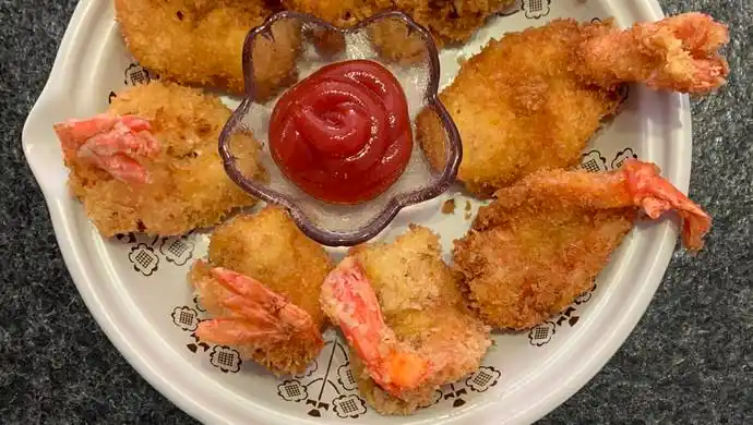 炸虾排怎么做_炸虾排的做法_豆果美食