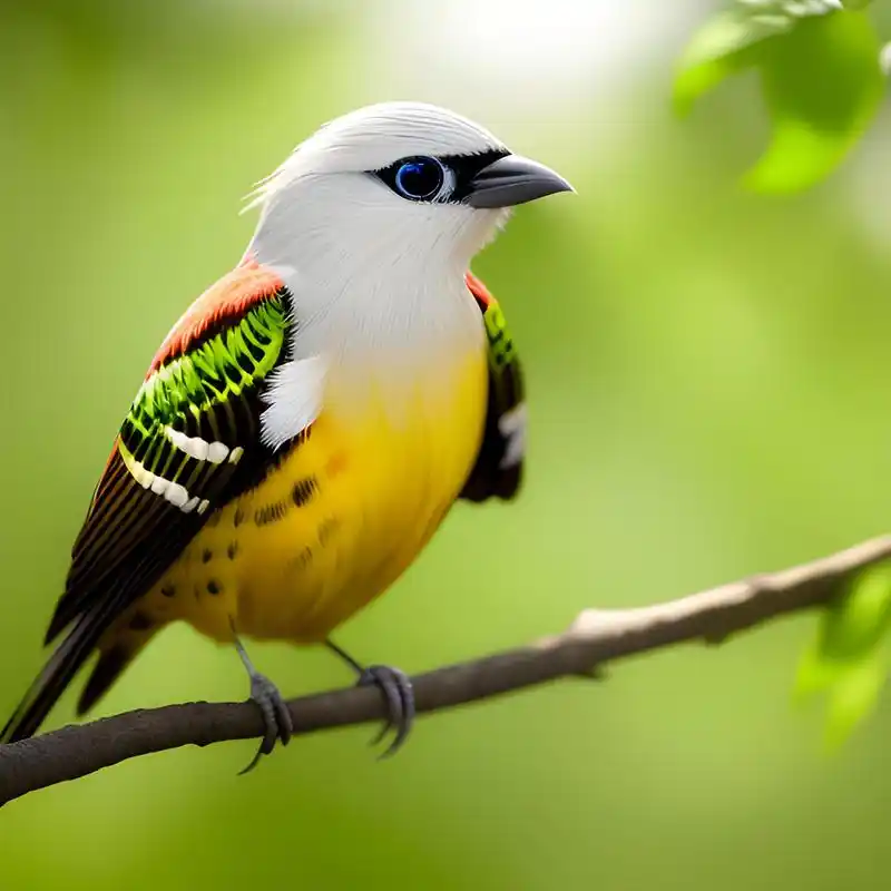 一组站在树枝上的漂亮小鸟图(二)