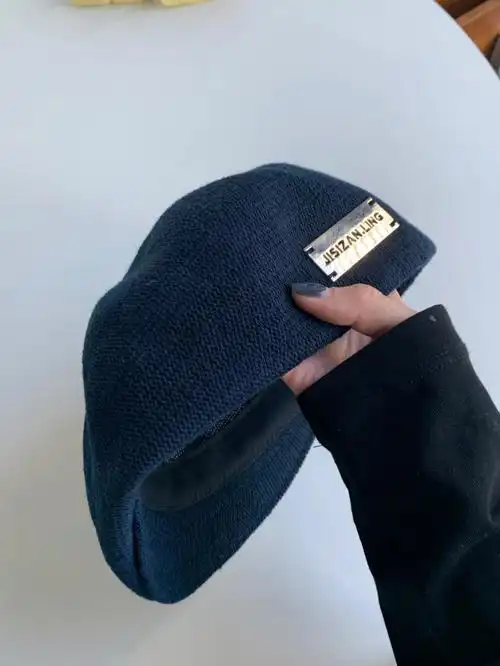 帽子分享  #帽子推荐  #藏青色  #贝雷帽  #韩系  #ootd