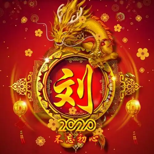 你的微信头像该换了2020祥龙招财创意姓氏头像可有你的