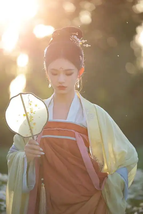 穿古装拿扇子演绎古风美人,宋引章太上头了