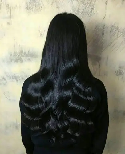 待我长发及腰 女神发型 背影杀手 挑染 无痕接发 波浪卷 水波纹 渐变