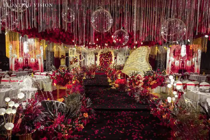 北京婚庆婚礼策划 秋季唯美婚礼婚庆布置 浪漫创意婚礼宴会现场布置