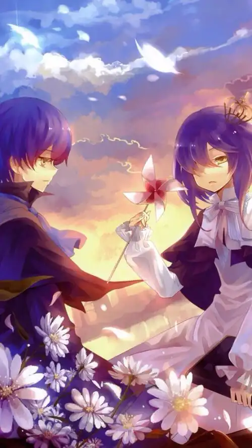 二次元动漫插画情侣壁纸头像