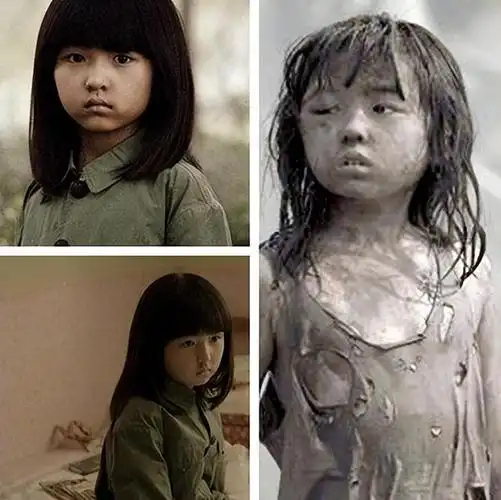 在电影《唐山大地震》中,张子枫大多数都在废墟中演戏.